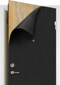 renovera innerdörrar - Isodoor cover, svart